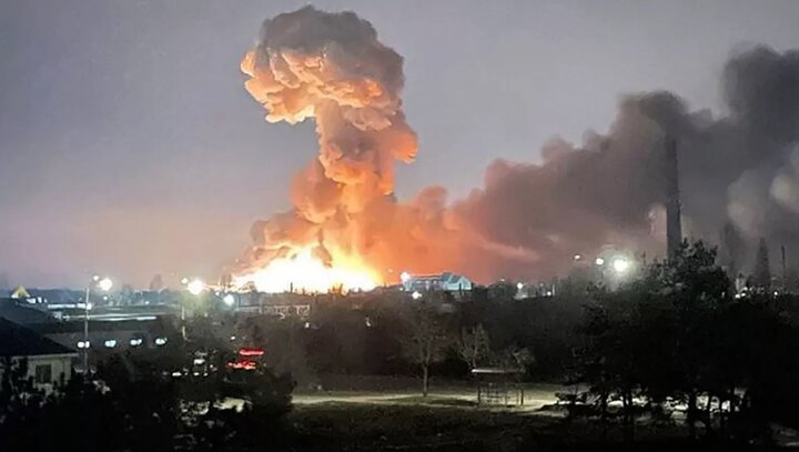 وقوع انفجارهای شدید در پایتخت اوکراین+ فیلم