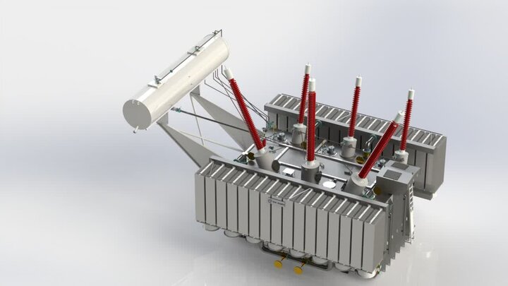 بزرگترین ابرترانسفورماتور کشوردرایران ترانسفو طراحی وساخته می شود
