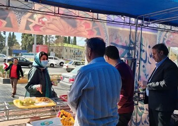 موکب «خانه مادری» در میدان امام حسین (ع) شیراز برپا شد