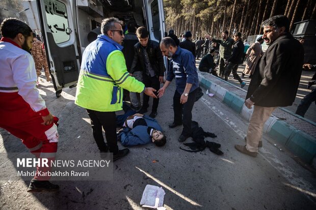 ۷۳شهید و ۱۷۱ مصدوم در حادثه تروریستی کرمان