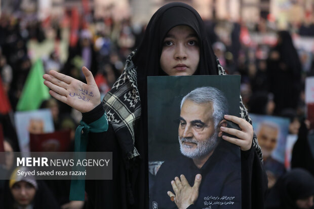 مراسم چهارمین سالگرد شهادت سردار حاج قاسم سلیمانی