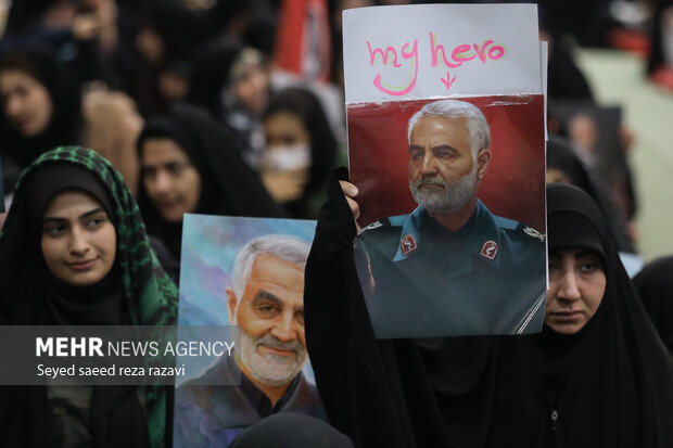 مراسم چهارمین سالگرد شهادت سردار حاج قاسم سلیمانی