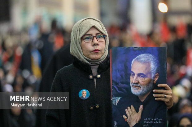 مراسم چهارمین سالگرد شهادت سردار حاج قاسم سلیمانی