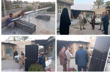 نصب نیروگاه‌های خورشیدی مددجویان کمیته امداد در سعدآباد آغاز شد