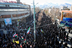 راهپیمایی مردم همدان در اعتراض به حادثه تروریستی کرمان