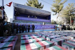 کرمان، شہداء کی تشییع جنازه، عوام کی بھرپور شرکت