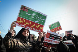 راهپیمایی مردم آمل در اعتراض به حادثه تروریستی کرمان