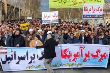 راهپیمایی محکومیت اقدام تروریستی کرمان در خوی