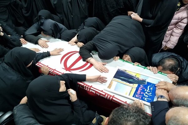 آیین تشییع شهدای حادثه تروریستی کرمان