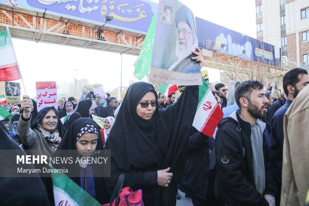 راهپیمایی مردم بجنورد در محکومیت حادثه کرمان
