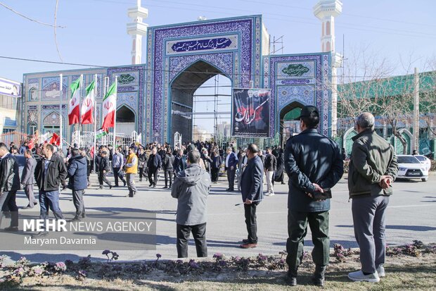 راهپیمایی مردم بجنورد در محکومیت حادثه کرمان