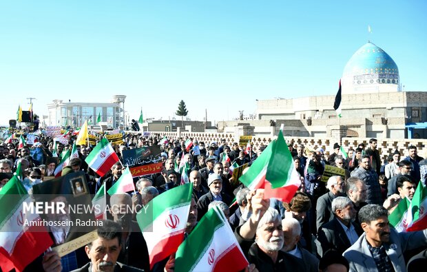 خروش مردم بیرجند ضد جنایت تروریستی کرمان