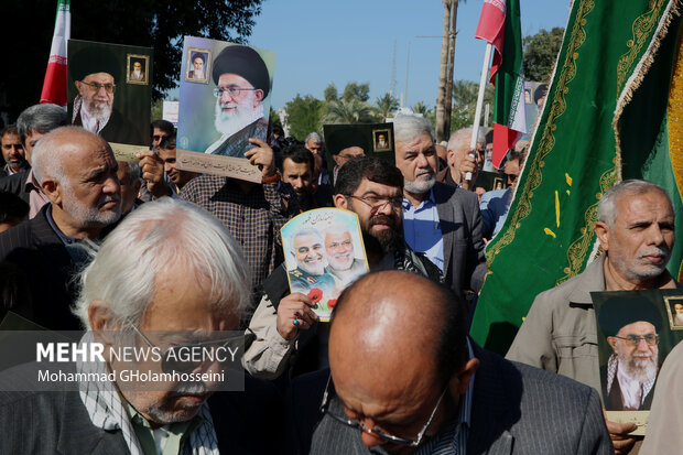 راهپیمایی بوشهری‌ها در محکومیت حمله تروریستی کرمان