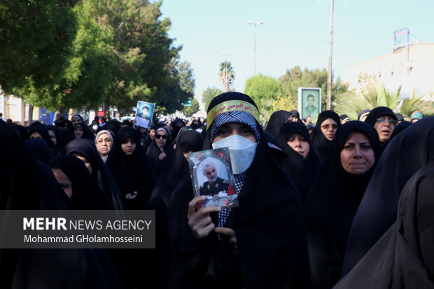 راهپیمایی بوشهری‌ها در محکومیت حمله تروریستی کرمان