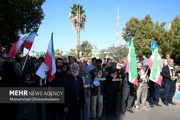 راهپیمایی بوشهری‌ها در محکومیت حمله تروریستی کرمان