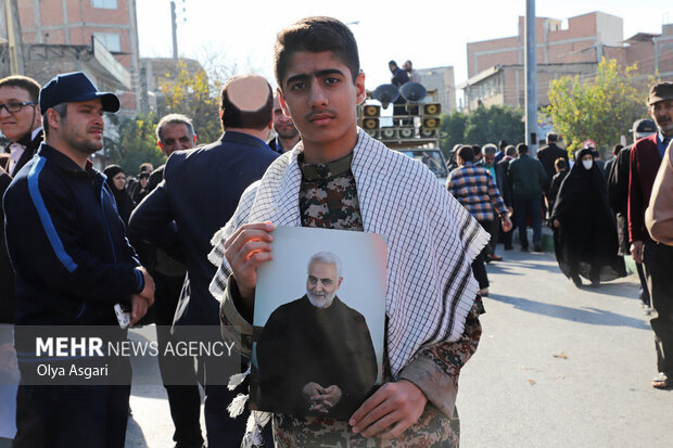 راهپیمایی مردم گرگان در محکومیت حمله تروریستی کرمان