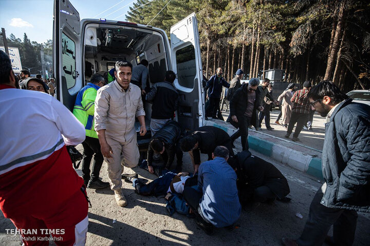 Blasts in Kerman, 84 killed, 284 injured