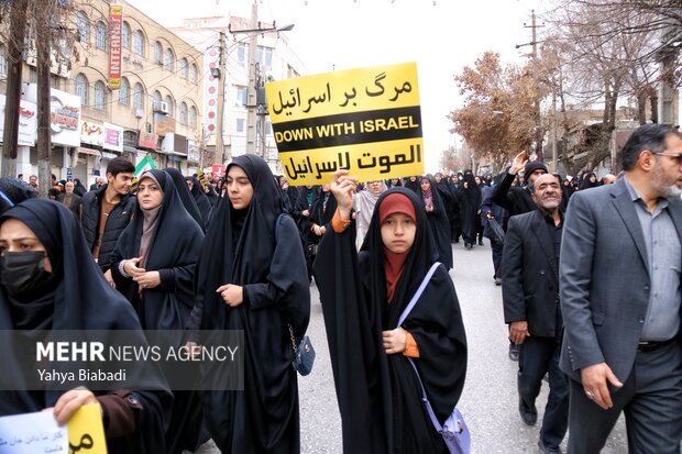 راهپیمایی جمعه خشم در کرمانشاه