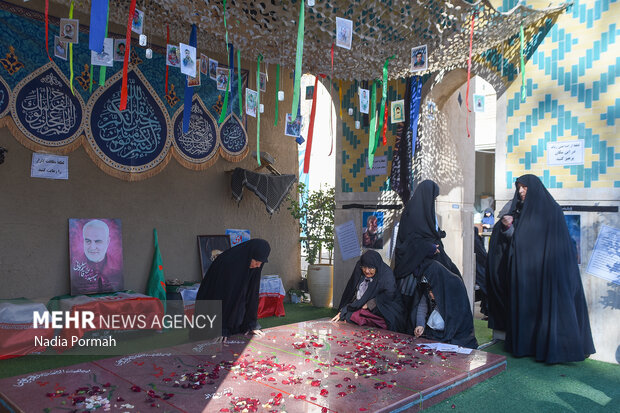 راهپیمایی مردم کرج در محکومیت جنایت تروریستی حادثه کرمان