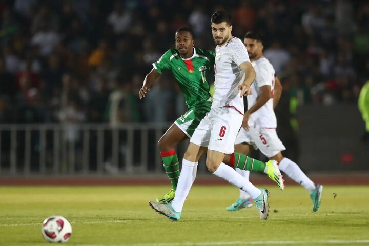 تساوی تیم ملی فوتبال ایران برابر بوکینافاسو در نیمه اول 