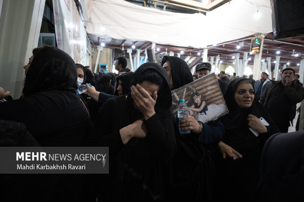 مراسم تشییع پیکر شهدای انفجار تروریستی کرمان