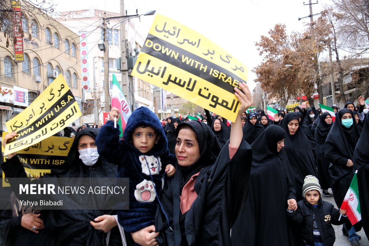 راهپیمایی «جمعه خشم» در کرمانشاه برگزار شد