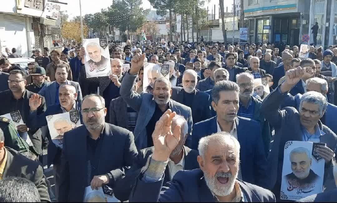 راهپیمایی گنابادی‌ها در محکومیت حمله تروریستی کرمان