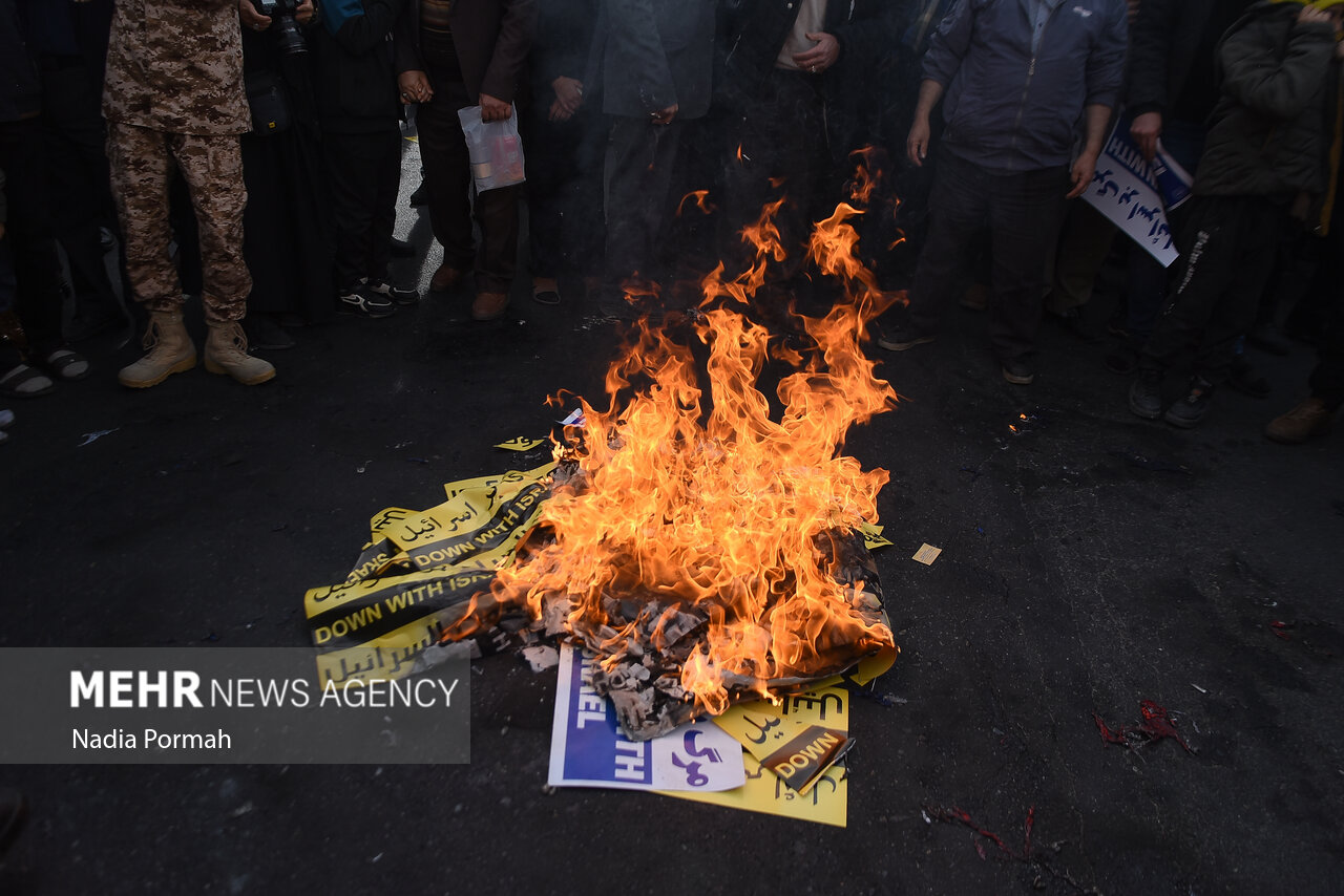 تجمع مردم سلماس در محکومیت حادثه تروریستی در کرمان