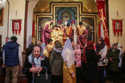 Celebrating birthday of Jesus in Saint Sarkis Cathedral