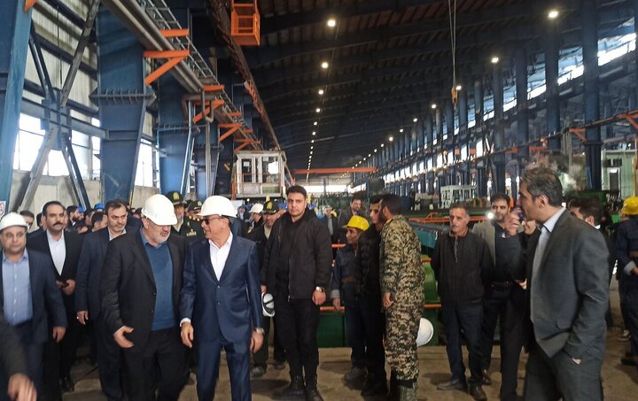 Iran's biggest seamless steel pipe factory opened in Abhar