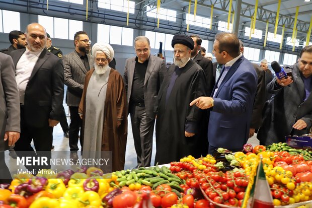 گلخانه پارلا با حضور رییس جمهور