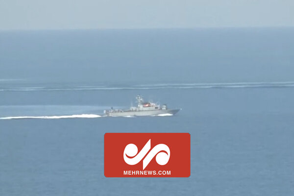 لحظه شلیک کشتی‌ جنگی رژیم صهیونسیتی به غیرنظامیان فلسطینی در رفح
