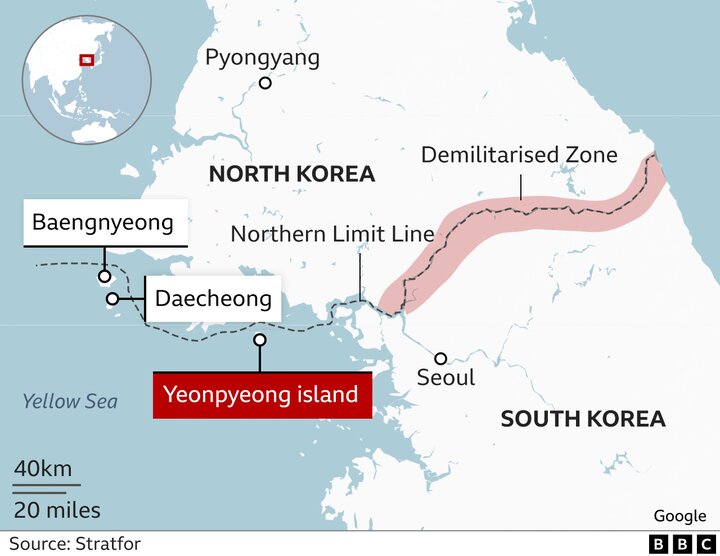 منطقه حائل دریایی بین کره شمالی و جنوبی از بین رفت