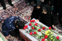 تشییع پیکر «فاطمه دهقان» شهیده حادثه تروریستی کرمان در مشهد