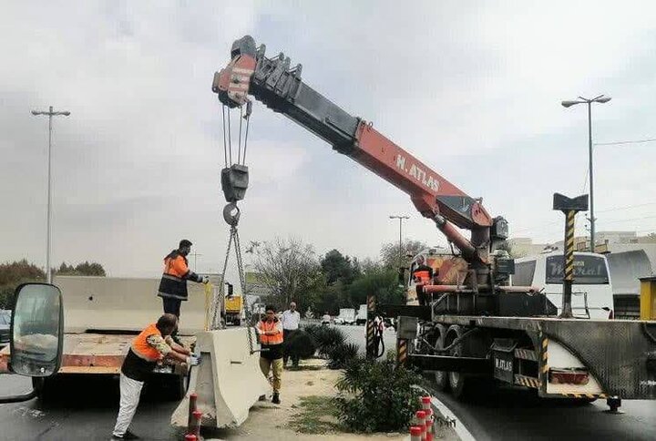 ۴۵۰ نیوجرسی در راه‌های شهرستان نظرآباد نصب شد