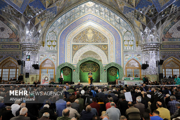 تشییع پیکر «فاطمه دهقان» شهیده حادثه تروریستی کرمان در مشهد