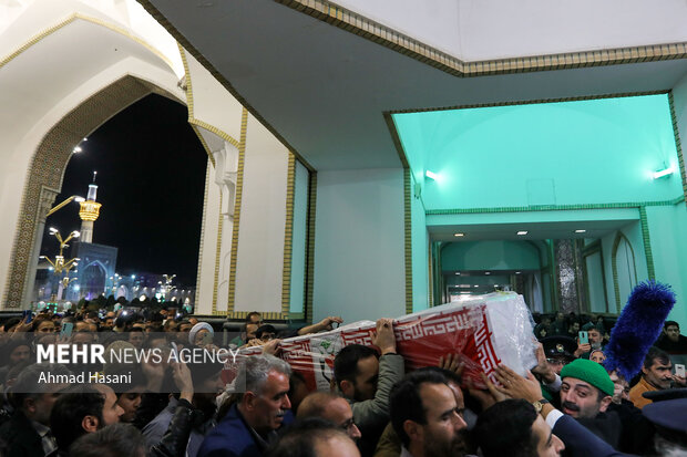 تشییع پیکر «فاطمه دهقان» شهیده حادثه تروریستی کرمان در مشهد