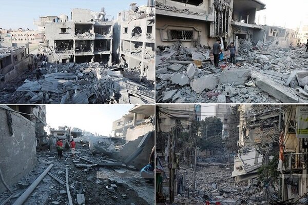 تداوم بمباران منازل مسکونی در نوار غزه