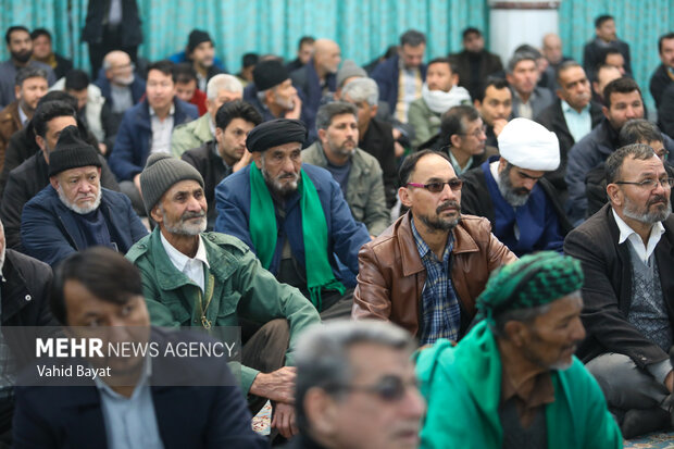 گرامیداشت شهدای مهاجر افغانستانی حادثه تروریستی کرمان در مشهد