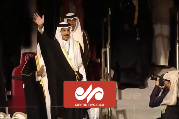 حضور امیر قطر در مراسم افتتاحیه جام ملتهای فوتبال آسیا