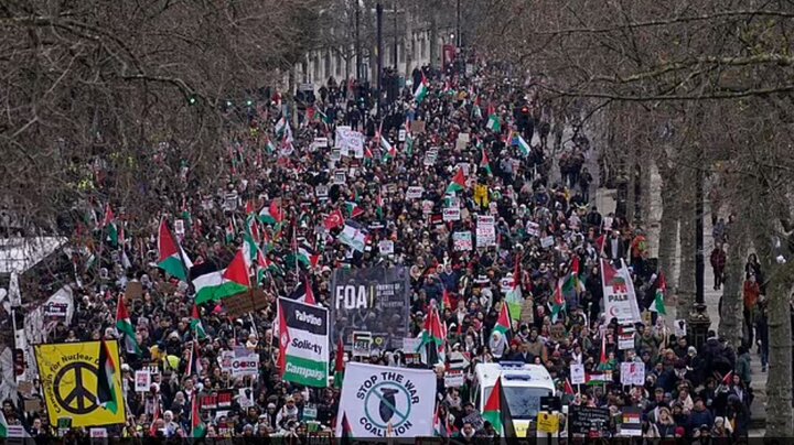 تضامناً مع غزة.. مسيرات في لندن وأستراليا وإندونيسيا و لوكسمبورغ + فيديو