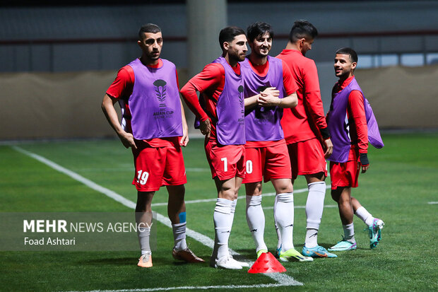 آخرین تمرین تیم ملی قبل از دیدار با فلسطین/ نشاط و انگیزه حرف اول
