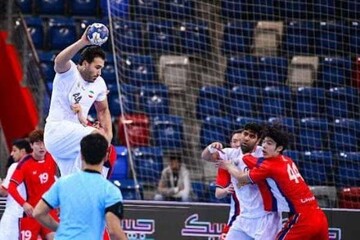 هندبال قهرمانی آسیا ایران - چین