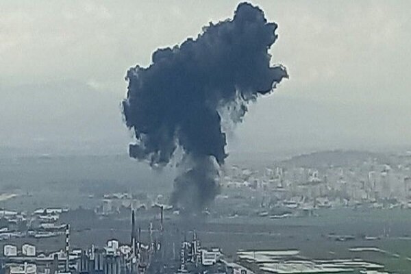 مقبوضہ فلسطین، حیفہ میں آئل ریفائنری کے قریب دھماکہ