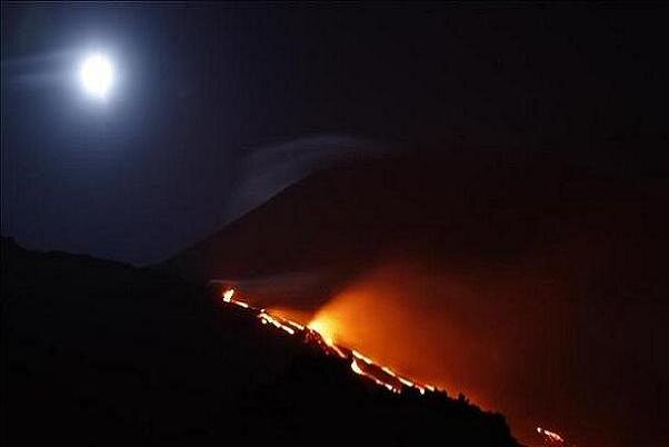 فوران آتشفشان در جزیره جنوب غربی ژاپن