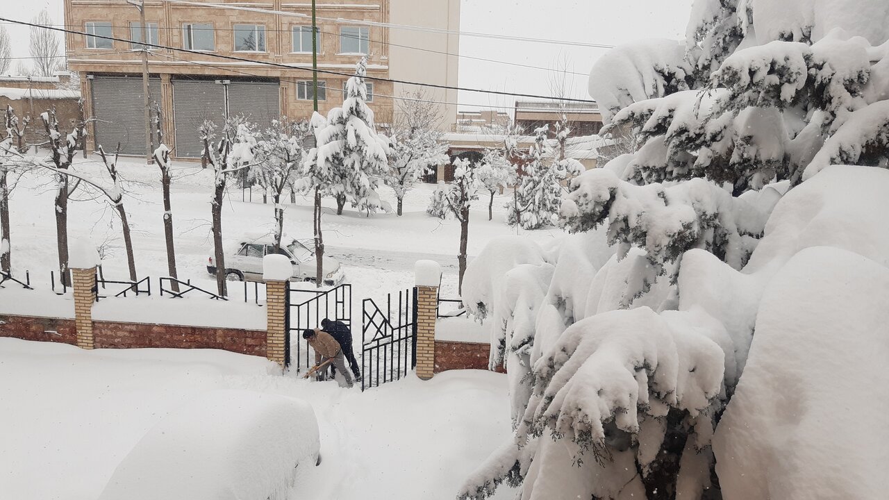 جلوه‌های زیبا از بارش برف در استان اردبیل