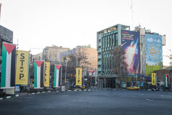 جدیدترین دیوارنگاره میدان فلسطین