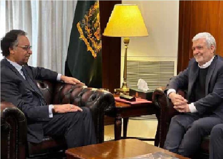 ایرانی صدر کے نمائندہ خصوصی افغانستان کا دورہ اسلام آباد، نگران وزیر خارجہ سے ملاقات