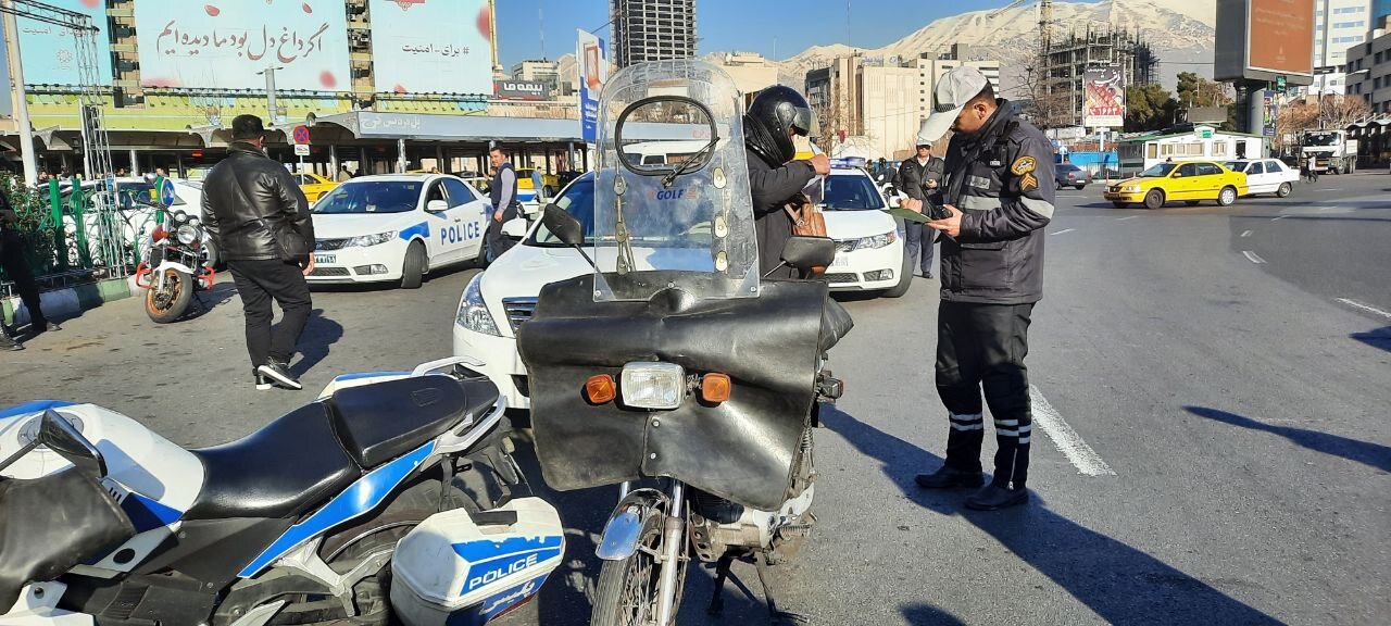 طرح ساماندهی موتورسواران در پایتخت کلید خورد