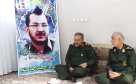 رییس سازمان بسیج با خانواده شهید مدافع حرم« رضا عباسی» دیدار کرد
